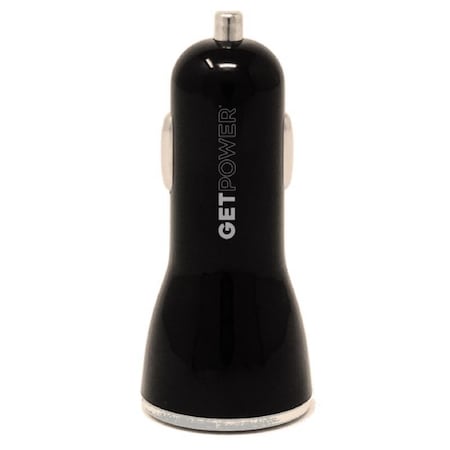 Getpower GetPower Black Car Dual USB Car Adapter For Universal CWP-2USBDCPD